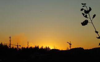 日落之后,日落余晖下的宁静时光